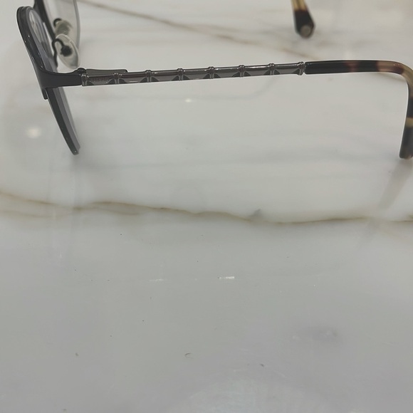 Balmain Glass Frames—BEAUTIFUL! Tortoise Shell & Silver—Made in France —Like New - Picture 4 of 12